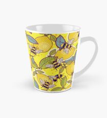 Yellow lemon and bee garden. Tall Mug