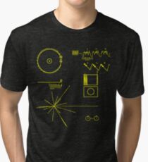 NASA Voyager Goldene Schallplatte Vintage T-Shirt