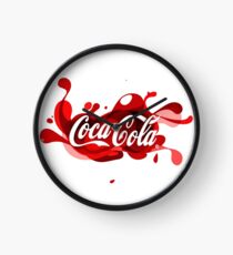 Coca-Cola Splash Logo Clock