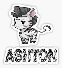 Zebra Ashton Sticker
