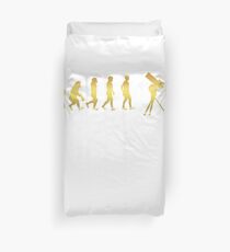 evolution human ekg heartbeat astronomie astronomy Duvet Cover