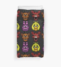 Five Nights at Freddy's 1 - Pixel art - The Classic 4 Duvet Cover
