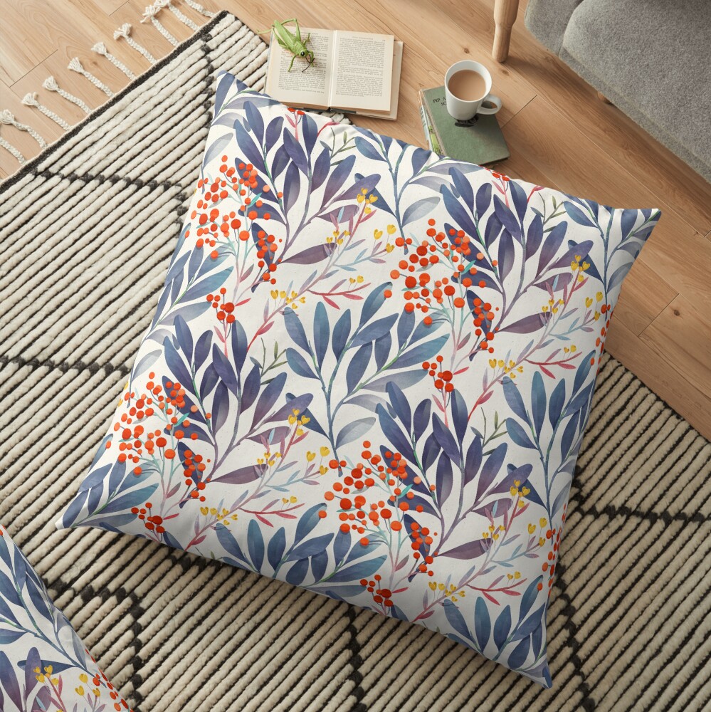 Winter Floor Pillow
