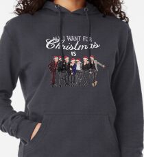 Alles, was ich zu Weihnachten will, ist BTS Leichter Hoodie