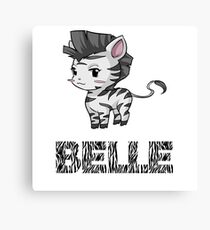Zebra Belle Canvas Print