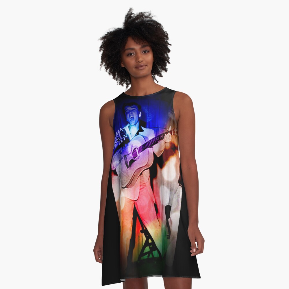 The King Rocks On XI A-Line Dress