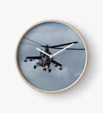 Mi-24 'Hind' Helicopter Gunship (II) Clock