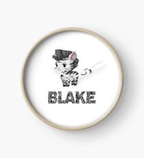 Zebra Blake Clock