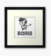 Zebra Boris Framed Print