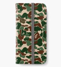 BAPE OG Green Camo iPhone Wallet/Case/Skin