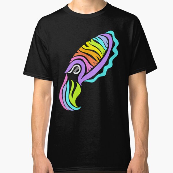 Deep-sea Neon - Tribalish Cuttlefish Classic T-Shirt