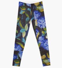 Dance in Blue and Green Leggings