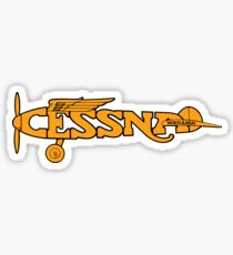 Cessna Vintage Logo Kansas USA Sticker