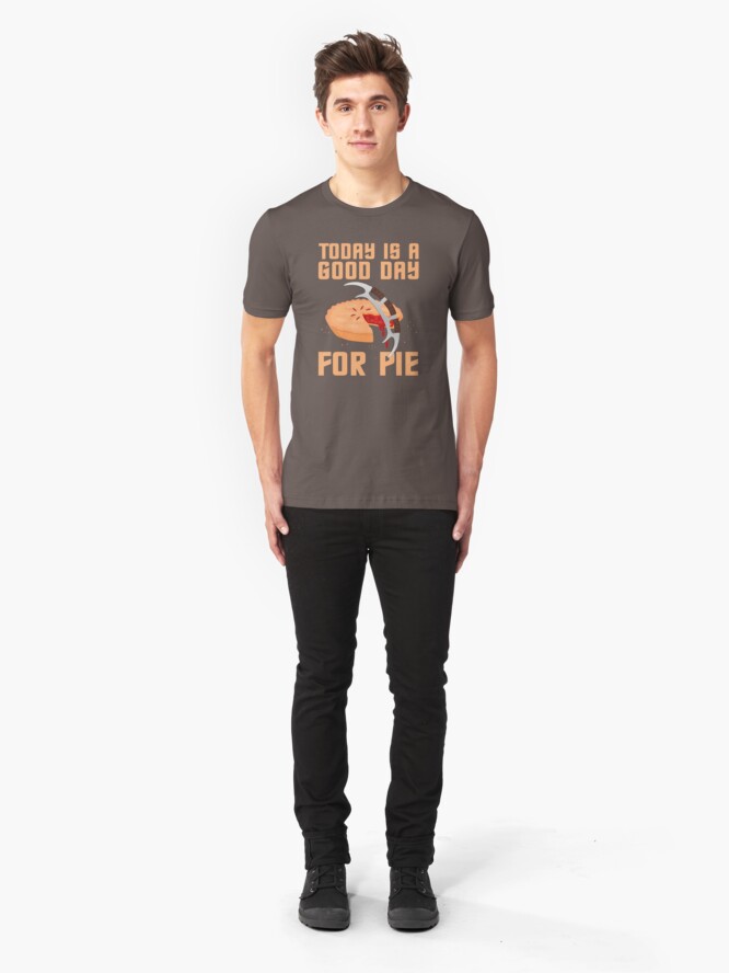 Alternate view of Klingon Pie Slim Fit T-Shirt