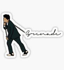 Catch A Grenade Design Sticker