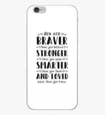 You Are Braver Than You Believe Winnie The Pooh iPhone Case