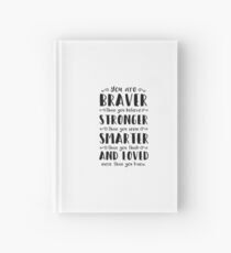 You Are Braver Than You Believe Winnie The Pooh Hardcover Journal