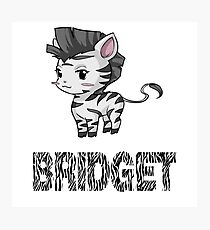 Zebra Bridget Photographic Print