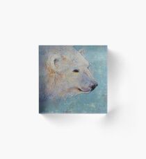 Polar Bear Acrylic Block