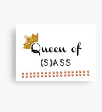Queen of Sass Canvas Print