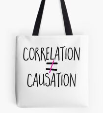 Correlation Is Not Causation Drawn - Cool Psychology Sticker T-Shirt Pillow Tote bag