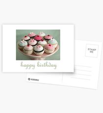 birthday cupcakes Postcards