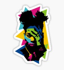 Basquiat color Sticker