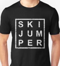 Stylish Ski Jumping Unisex T-Shirt