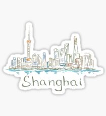 Shanghai Panorama Sticker
