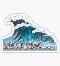 Save the Oceans, Save the Earth Sticker