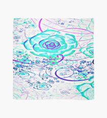 White Essence Of Flower Scarf
