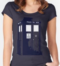 Tardis - Dr. Who Women's Fitted Scoop T-Shirt