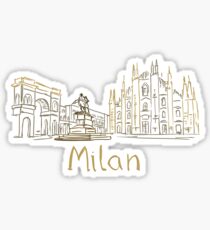 Milan Milano Panorama Sticker