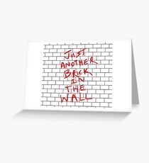 Pink Floyd - The Wall Greeting Card