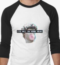 Vaporwave Sammlung Baseballshirt mit 3/4-Arm