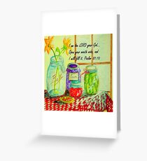 God Provides Greeting Card