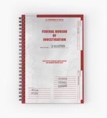Cuaderno de espiral Carpeta X-Files