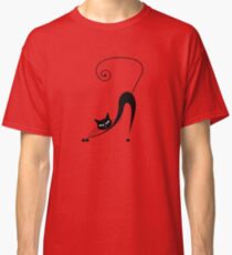 Black cat silhouette Classic T-Shirt