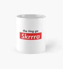 The Ting Go Skrrra Supreme Parody - Cool Funny Big Shaq Sticker T-Shirt Pillow Mug