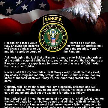 United States Army RANGER Creed | Poster