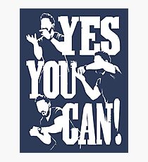 Shia Labeouf - YES YOU CAN Photographic Print