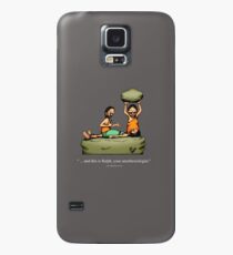 Lustiger Höhlenbewohner-Anästhesiologe Cartoon Humor Hülle & Klebefolie für Samsung Galaxy