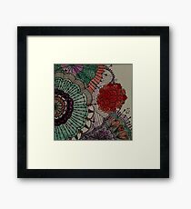 Holiday Fans Zentangle 267 Framed Print