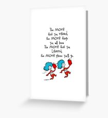 Dr Seuss Saids Greeting Card