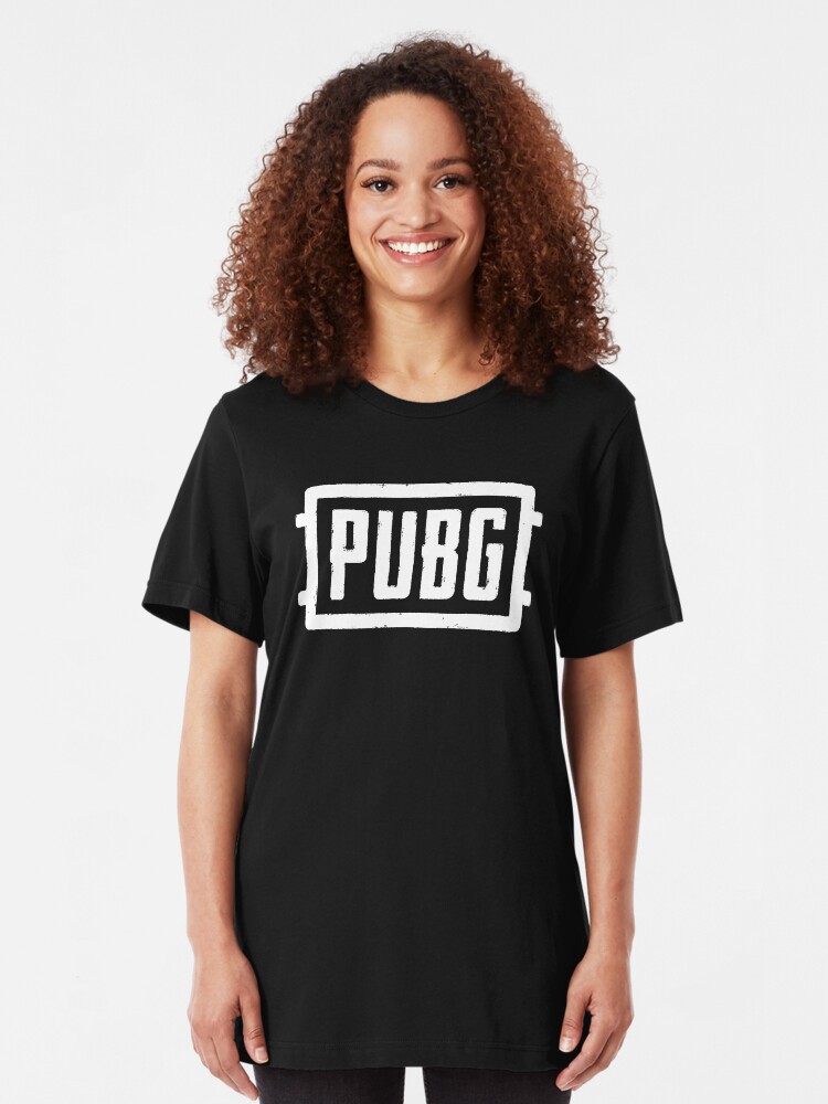 Alternate view of PlayerUnknown's Battlegrounds - PUBG - White Slim Fit T-Shirt