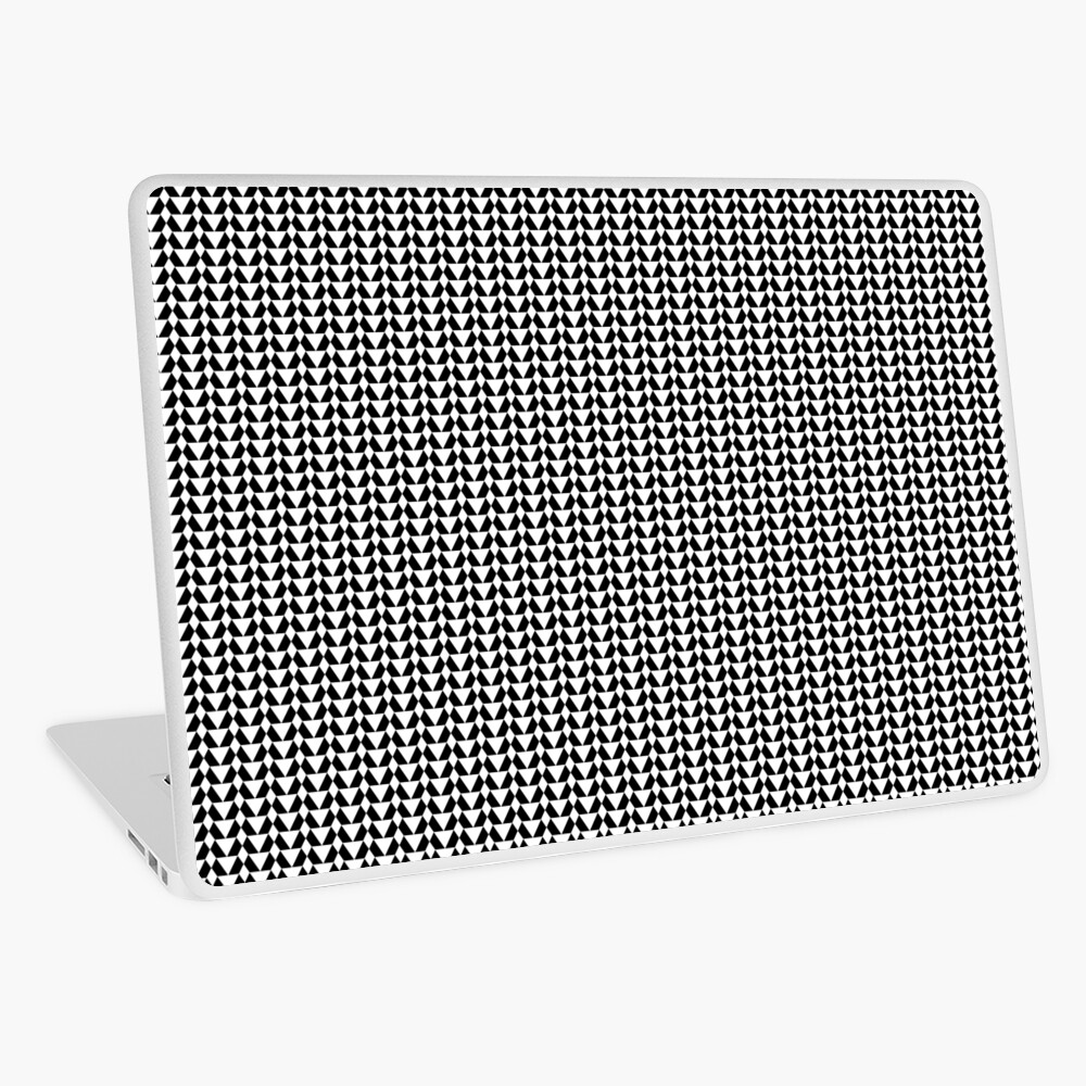 Black & White Pattern for a Skirt Laptop Skin