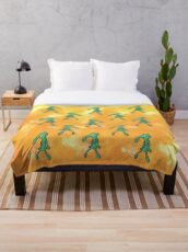 Bold and Brash (Yellow) Throw Blanket