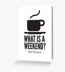 Weekend in Downton Abbey Greeting Card