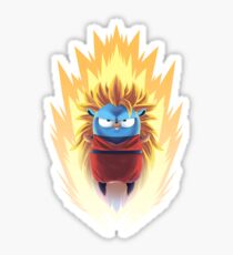 Saiyan Songolang the Golang Gopher Sticker