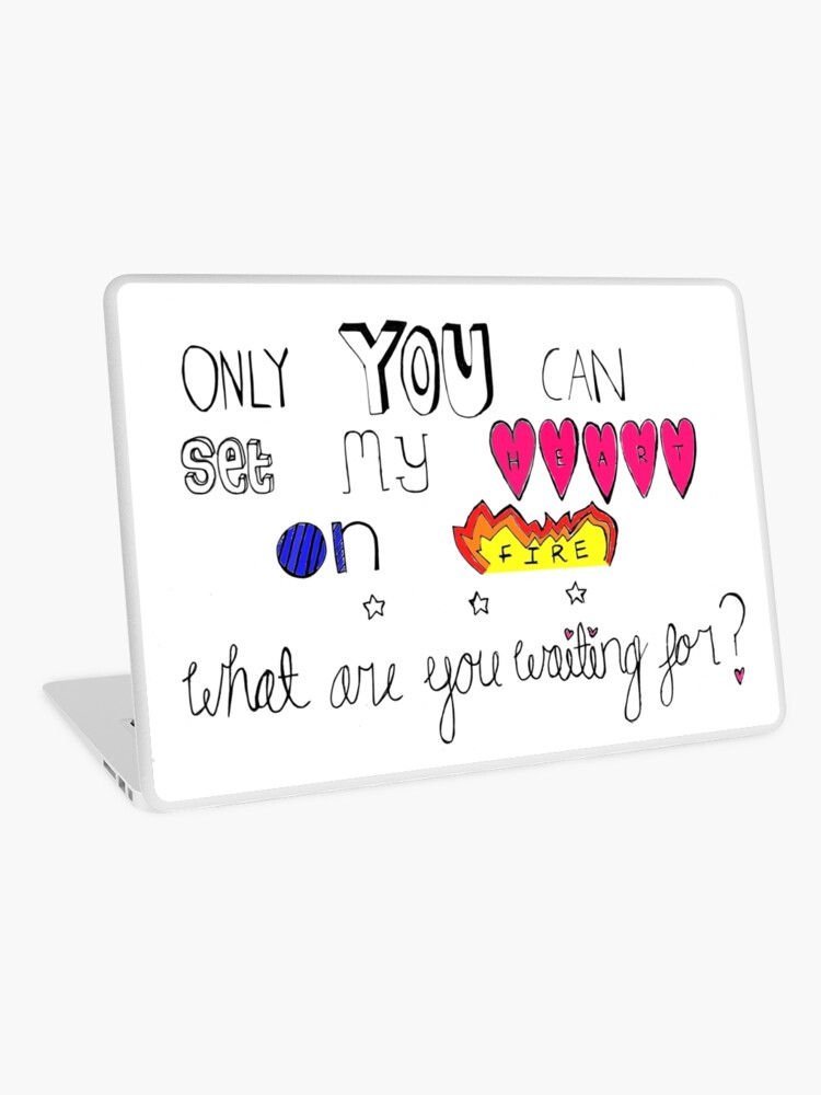 Lyrics From Love Me Like You Do Laptop Skin